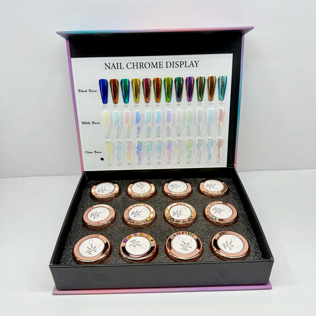 Aurora Chrome Powder Set – Mirror Shine Collection